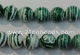 CTU2043 15.5 inches 10mm round synthetic turquoise beads