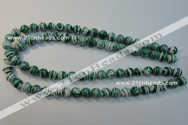 CTU2043 15.5 inches 10mm round synthetic turquoise beads