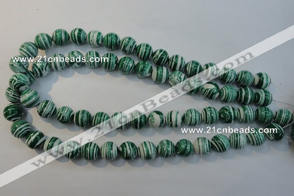 CTU2044 15.5 inches 12mm round synthetic turquoise beads