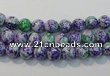 CTU2151 15.5 inches 6mm round synthetic turquoise beads