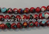 CTU2181 15.5 inches 6mm round synthetic turquoise beads