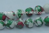 CTU225 16 inches 10mm round imitation turquoise beads wholesale