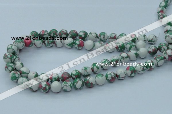 CTU226 16 inches 12mm round imitation turquoise beads wholesale