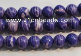 CTU2262 15.5 inches 8mm round synthetic turquoise beads