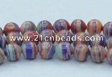 CTU240 16 inches 8mm round imitation turquoise beads wholesale