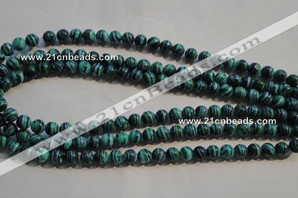 CTU2405 15.5 inches 10mm round synthetic turquoise beads