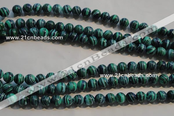 CTU2406 15.5 inches 12mm round synthetic turquoise beads