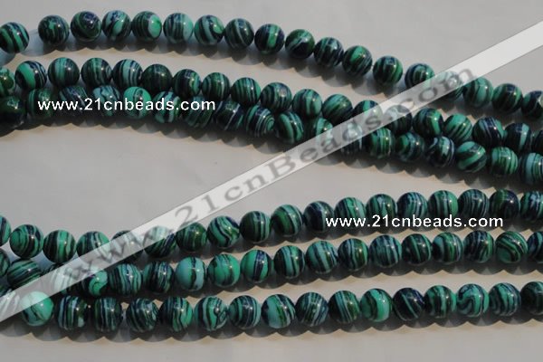 CTU2407 15.5 inches 14mm round synthetic turquoise beads