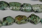 CTU2482 15.5 inches 12*16mm - 13*18mm freeform African turquoise beads