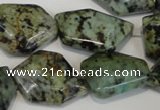 CTU2483 15.5 inches 12*18mm - 22*27mm freeform African turquoise beads