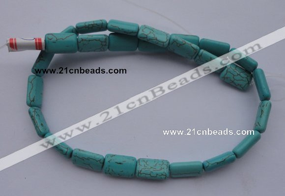 CTU25 15.5 inches 18*25mm rectangle blue turquoise beads Wholesale