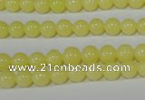 CTU2516 15.5 inches 6mm round synthetic turquoise beads