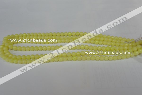 CTU2516 15.5 inches 6mm round synthetic turquoise beads