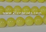 CTU2518 15.5 inches 10mm round synthetic turquoise beads