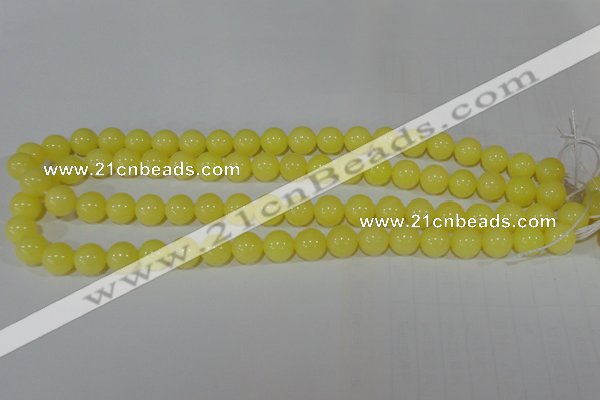 CTU2518 15.5 inches 10mm round synthetic turquoise beads