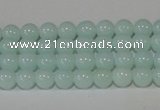 CTU2563 15.5 inches 4mm round synthetic turquoise beads