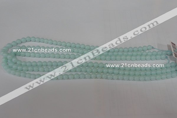 CTU2564 15.5 inches 6mm round synthetic turquoise beads