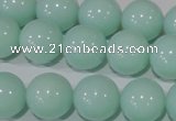 CTU2568 15.5 inches 14mm round synthetic turquoise beads