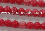 CTU2611 15.5 inches 6mm round synthetic turquoise beads