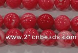 CTU2613 15.5 inches 10mm round synthetic turquoise beads