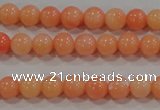 CTU2631 15.5 inches 4mm round synthetic turquoise beads