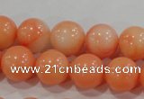 CTU2634 15.5 inches 10mm round synthetic turquoise beads