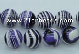 CTU268 16 inches 12mm round imitation turquoise beads wholesale