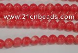 CTU2731 15.5 inches 6mm round synthetic turquoise beads