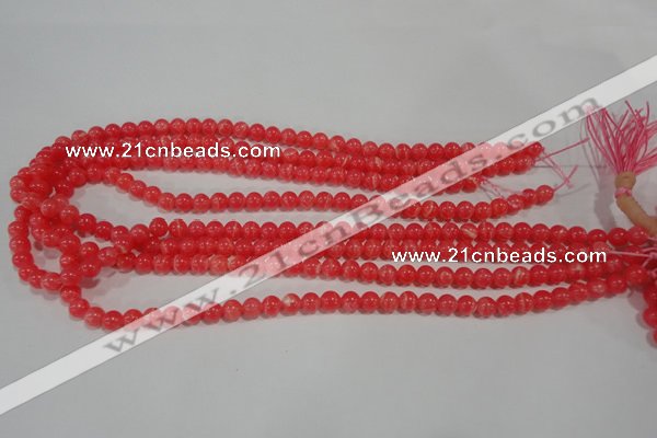 CTU2731 15.5 inches 6mm round synthetic turquoise beads