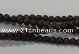 CTU2818 15.5 inches 2mm round synthetic turquoise beads