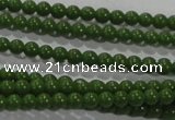 CTU2830 15.5 inches 2mm round synthetic turquoise beads