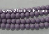 CTU2832 15.5 inches 5mm round synthetic turquoise beads