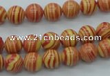 CTU286 16 inches 8mm round imitation turquoise beads wholesale