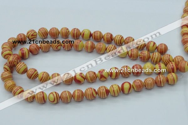 CTU288 16 inches 12mm round imitation turquoise beads wholesale