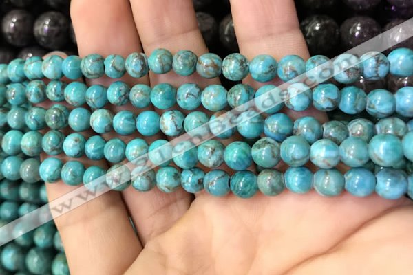 CTU3011 15.5 inches 6mm round South African turquoise beads
