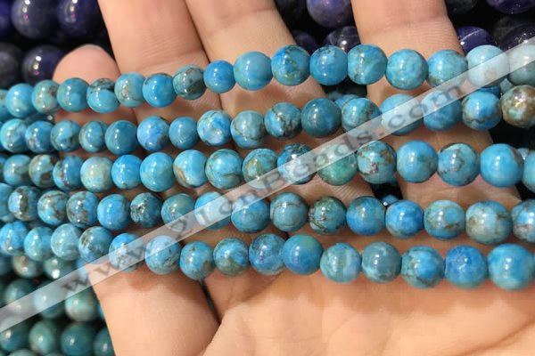CTU3016 15.5 inches 6mm round South African turquoise beads