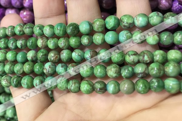 CTU3031 15.5 inches 6mm round South African turquoise beads