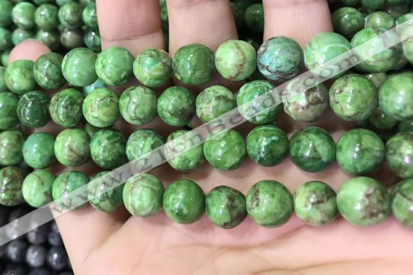 CTU3034 15.5 inches 12mm round South African turquoise beads