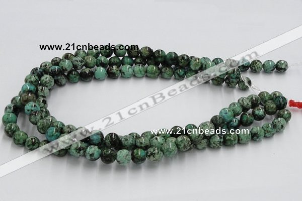 CTU400 15.5 inches 10mm round African turquoise beads wholesale