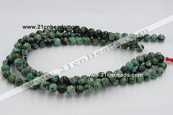 CTU402 15.5 inches 14mm round African turquoise beads wholesale