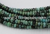 CTU404 15.5 inches 2*4mm rondelle African turquoise beads wholesale