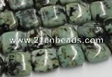 CTU411 15.5 inches 12*12mm square African turquoise beads wholesale