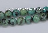 CTU427 15.5 inches 8mm round African turquoise beads wholesale