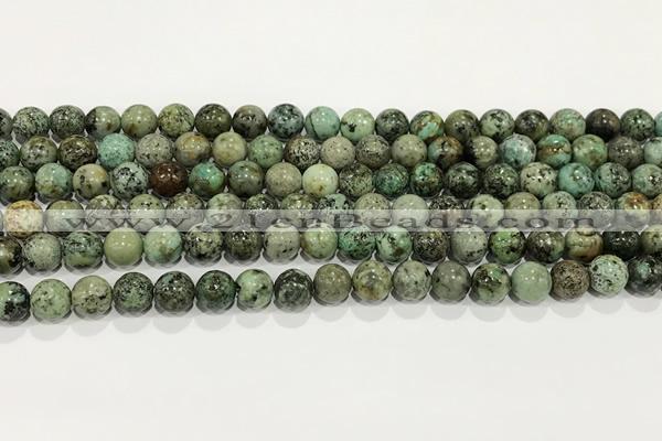 CTU512 15.5 inches 8mm round African turquoise beads wholesale