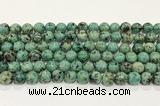 CTU514 15.5 inches 6mm round African turquoise beads wholesale