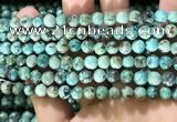 CTU571 15.5 inches 6mm round african turquoise beads wholesale