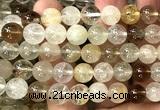 CTZ24 15 inches 10mm round yellow topaz quartz beads wholesale