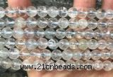 CTZ27 15 inches 8mm round topaz quartz beads wholesale