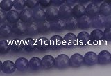 CTZ500 15.5 inches 4mm round natural tanzanite gemstone beads