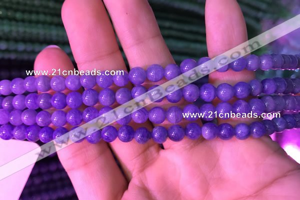 CTZ511 15.5 inches 4mm round natural tanzanite gemstone beads